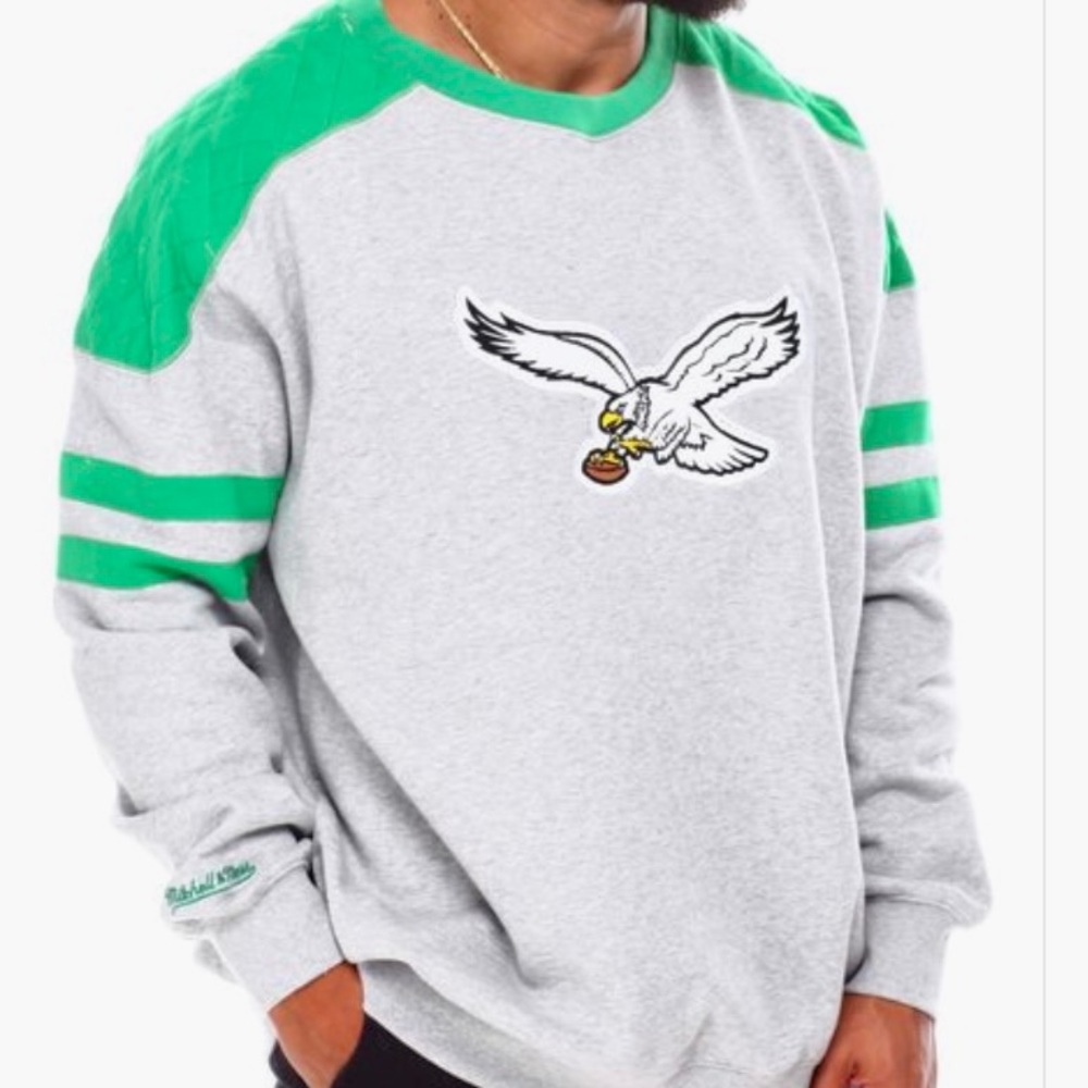 BNWT Mitchell & Ness Philadelphia Eagles sweatshirt crewneck